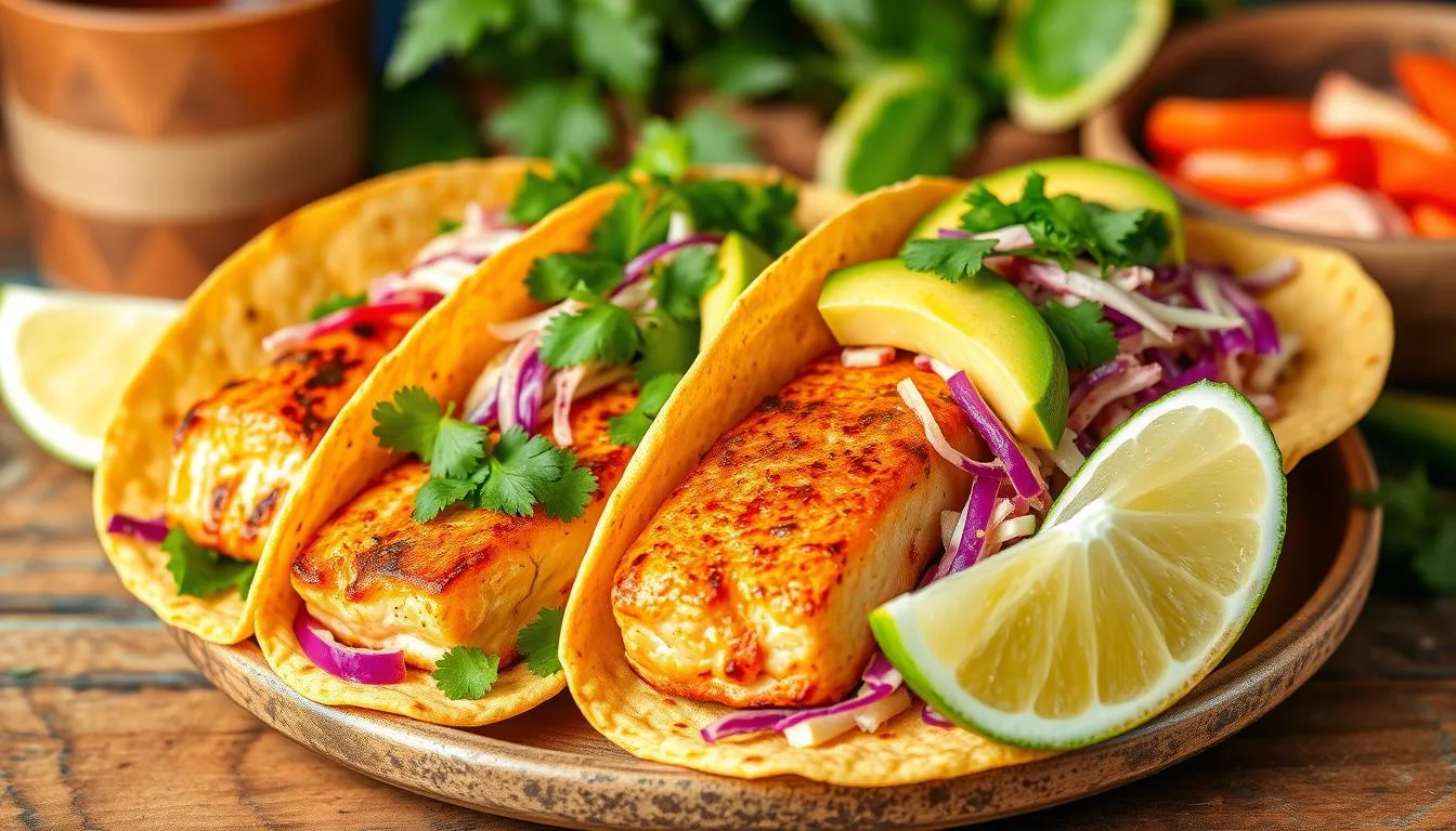 easy salmon fish tacos