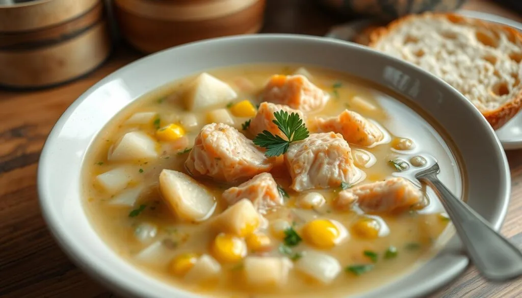 salmon chowder
