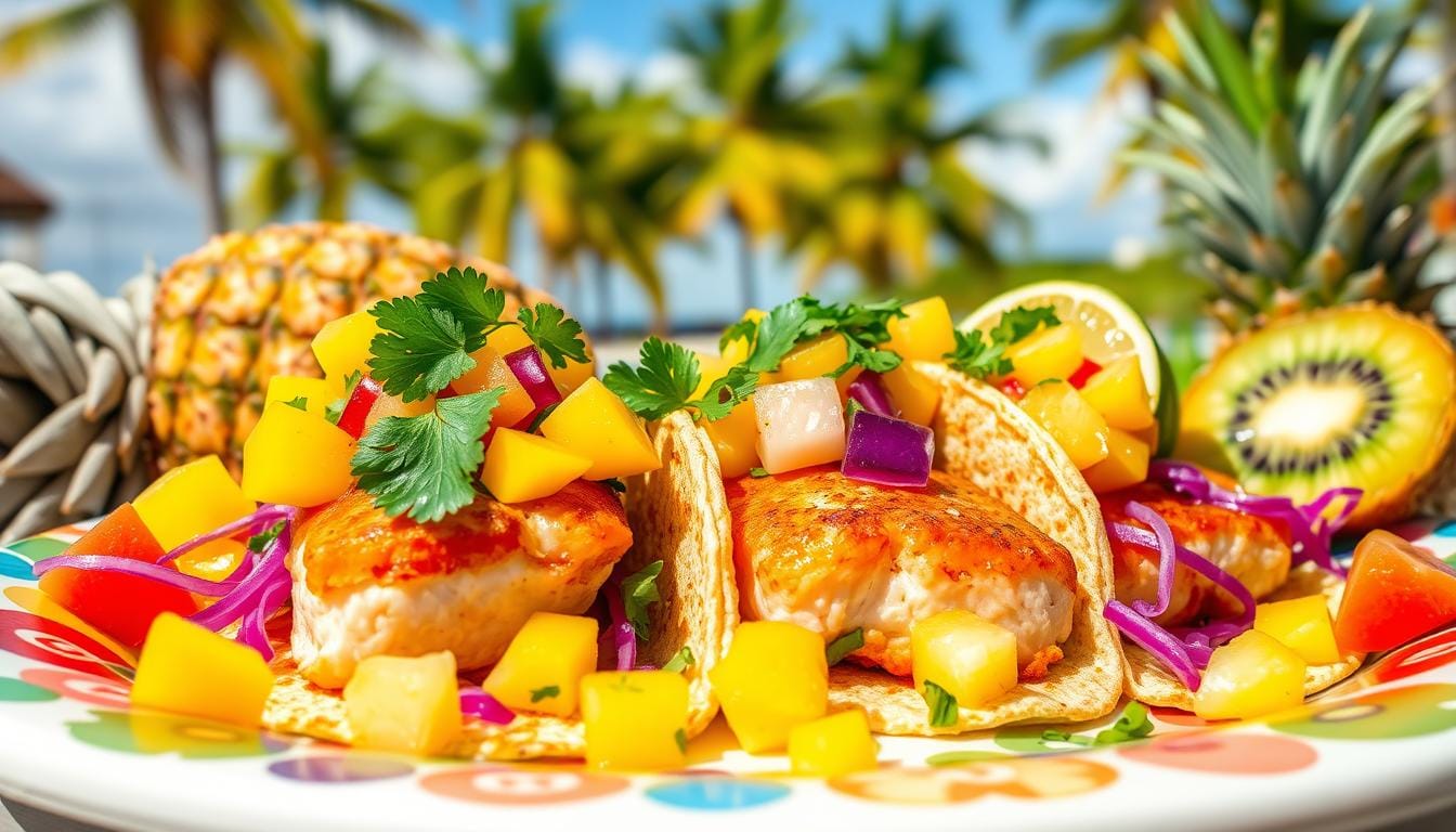 salmon tacos with mango salsa